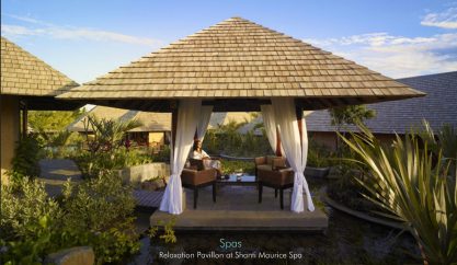 Relaxation Pavillon at Shanti Maurice